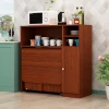 A very popular multi-functional Living Room Cupboard Cabinets With soft wrap stool