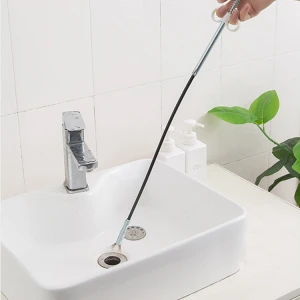 A2397  Household Sewer Filter Grapnel Tool Drain Hook Wire Spring Cleaner Kitchen Clog Remover Cleaning Sink Dredge Tools