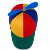 A93 Good quality  Custom design Propeller Hat Colorful Patchwork  cotton Funny Baseball Hats