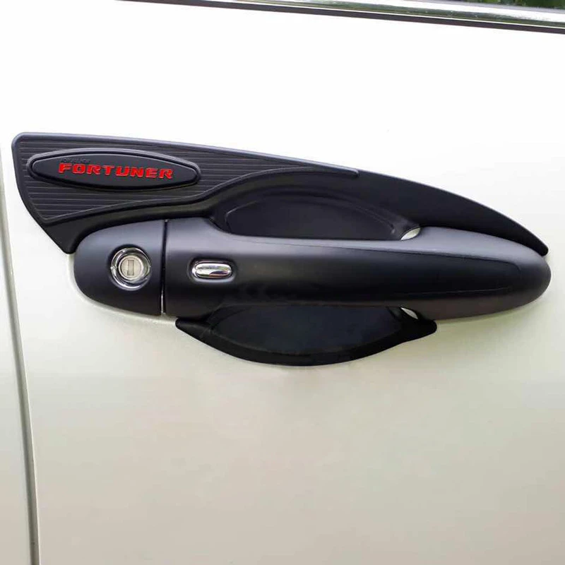 Accessories for car decoration ABS Plastic Exterior Door Handles Protection Handle Covers  For Fortuner