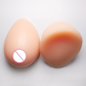 Hot Crossdress Artificial Silicone Adhesive Breast Form Big Bust