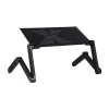 Adjustable Portable Home Office Notebook PC Laptop Computer Desk Folding Table Stand with Mouse Pad