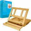 Adjustable Wood Desk Table Easel with drawing board