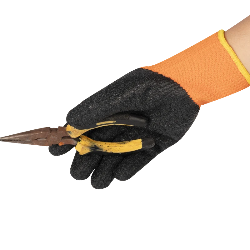 AIBUSISO Hot Sell Durable Wear-resistant And Breathable Latex Palm Coated Gloves Working Rubber