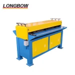 air duct sheet metal trimming beading making HVAC ribbing machine