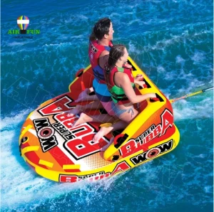 Airfun Inflatable Water Park Towable Tube Inflatable Motorboat Scooter Water Sports Boats & Ships