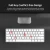 Import Ajazz i610T Mechanical Keyboard  USB Wireless BT3.0 Dual Mode Gaming Keyboard 61 Keys monochrome Backlight Office Keyboards from China