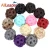 Import AliLeader 17 Colors Flower Shape Synthetic Chignon Hair Pieces Bun from China