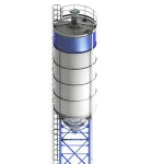 All kinds of cement silo for block making machine 20T/30T/50T/60T/80T/100T/120T