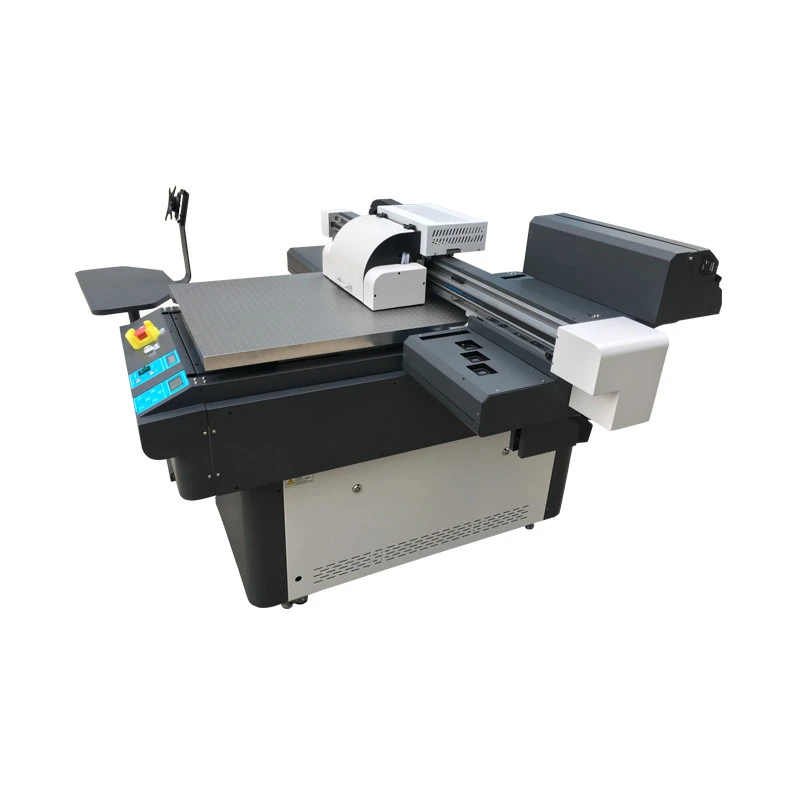 Allcolor discount A1 size 6090 vacuum working table 3 heads 1440dpi UV flatbed printer for agents