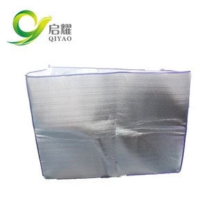 aluminized foil EPE foam sewing thermal heat insulation bubble sewing side seal pallet cover thermal pallet cover
