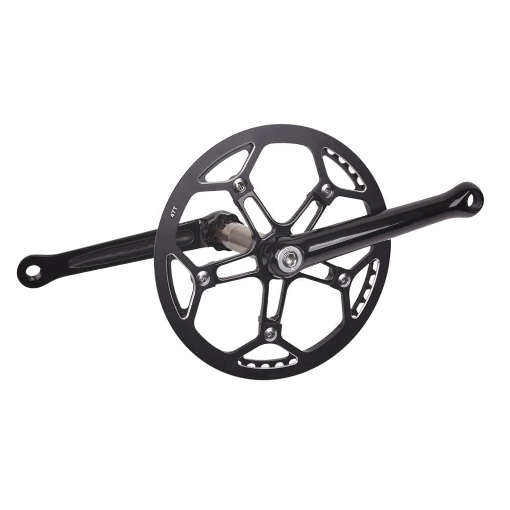 Aluminum alloy forged hollow integral  lightweight leisure bicycle crankset