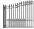 Import Aluminum / wrought iron  steel safety  decorative driveway gate fence gate from China