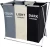 Import Amazon 3 Sections with Aluminum Frame  Wash Storage Dirty Clothes Bag 135 L Laundry  Hamper Sorter Basket Bin Folded for Bedroom from China