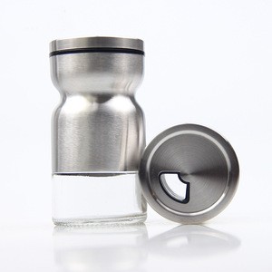 Amazon Hot Glass Storage Glass Salt and Pepper Shakers/Herb and Spice Container Shaker Seasoning Bottle/Glass Spice Containers