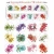 Import Amazon Hot Sale Nail Dried Flowers,3d Nail Art Sticker for Tips Manicure Decor Mixed Accessories,Starry Leaves Flower,TOYS0155 from China