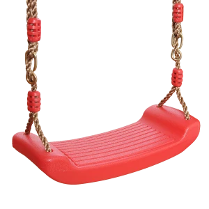 Amusement Kids Toys PE Rope Bending Plate Rainbow Color Plastic Swings/Trapeze