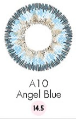 Angle Icy blue contact lenses Diameter 14.5 refined classic blue colored contact lens