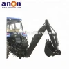 ANON China supply good quality 4x4 compact tractor with loader and backhoe