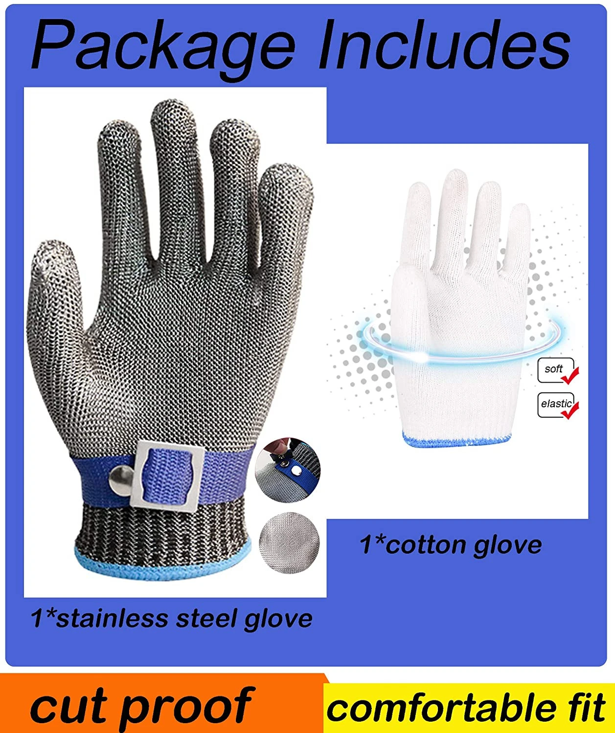 ANT5ppe Anti Cut Work Gloves Safety Gloves Cut Resistant Gloves Welding Construction