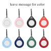 Anti Lost gps tracker protective cover silicone gel protective sleeve case for Airtags with keychain