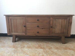 antique design wood shabby chic sideboard for living room