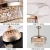 Import Arabic Luxury Retractable Chandelier Crystal Fancy Hidden Transparent Blade Ceiling Fan With LED Light from China