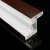 Import ASA color coating UPVC window profile/Lanke PVC profile manufacturer/White UPVC profile frame for windows and doors from China