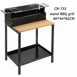 Assemble & detachable standing BBQ grill oven, forest grill bbq, stand bbq grill