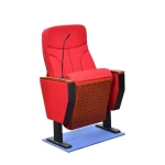 Auditorium Chairs With Writing Pad And Microphones,theater chair with microphone