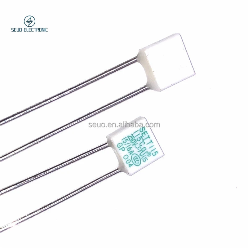 AUPO  DYE Microtemp Emerson substitution 65C-250C 15A 125V 10A 250V thermal fuse cutoff thermol fuse
