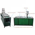 Automatic recycled factory paper color pencil making process machine