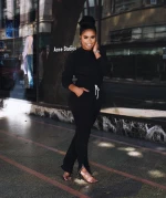 Autumn 2020 Sportswear Women Track suit Running Sports Wear Set Tracksuits   Custom Clothes Sweatpants 2 Pcs Sweat Suits Women
