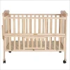 Baby cot bed prices cost-effective,movable modern wooden cot design
