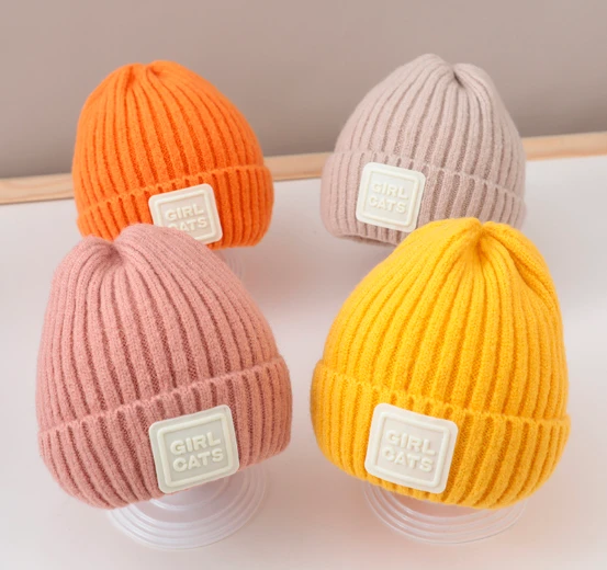 Baby Hats Born Beanie Knot Boy and Girl Unisex Hat Gifts for Hospital Infant 0-6 Months New Summer Newborn 3 Pcs Cotton