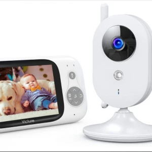 Baby Monitor with Digital Camera Support  Night Vision Room  Audio Two Way Talk Voice Activated Lullabies  Baby Camera Monitor