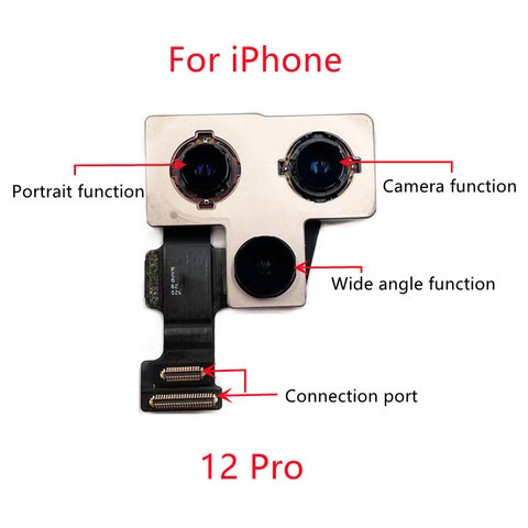 back rear main camera with satisfied quality and cheap price for iphone 12 pro