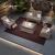 Import Backyard patio aluminum gas fire pit  modern garden outdoor lounge furniture from China