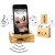 Import Bamboo Desktop Cell Phone Stand Holder with Sound Amplifier Within 5.5 Inches from China