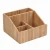 Import Bamboo Makeup Organizer Cosmetics Caddy Holder for Lipsticks Nail Polish Palettes Concealer Brushes Perfumes Lotions from China