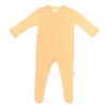 Bamboo spandex baby footed romper bamboo viscose bodysuit OEM service
