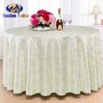 Banquet overlays tablecloth for round table