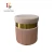 Import bar furniture round tufted velvet upholstered ottoman stool chairs with brass decor from China