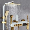 Bathroom Thermostatic Shower Set Cheap Price Rainfall Shower Head Bathtub Faucet Luxury Digital Bath Shower Set
