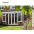 Import Beautiful Design Glass Green Garden House Free Standing Sun rooms Grey Color from China
