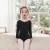 Bebechat wholesale children ballet costumes gymnastics leotard cotton/spandex girls dance wear ballet dress (long sleeve dress)