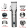 BESSU rechargeable cordless electric all metal trimmer hair clipper for men barber shop household