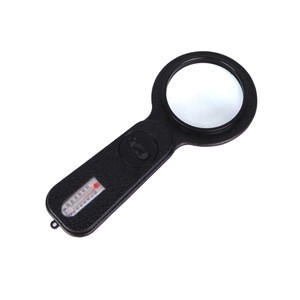 BEST Hot Sale High Quality  J108 Magnifier Keychain Adjustable LED Magnifying Glass Table Lamp LED Lights 10X Magnification