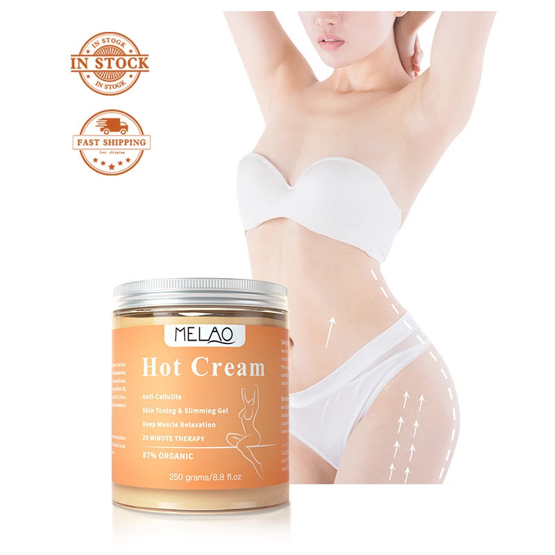 best sale massage cream for slimming firming natural Private Label Fat Burner Cellulite Hot Cream