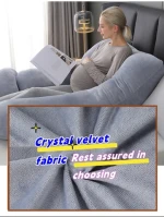 Bestseller Crystal Velvet Pillow Detachable Warm And Comfortable Prenatal Pillow Support For Pregnant Women